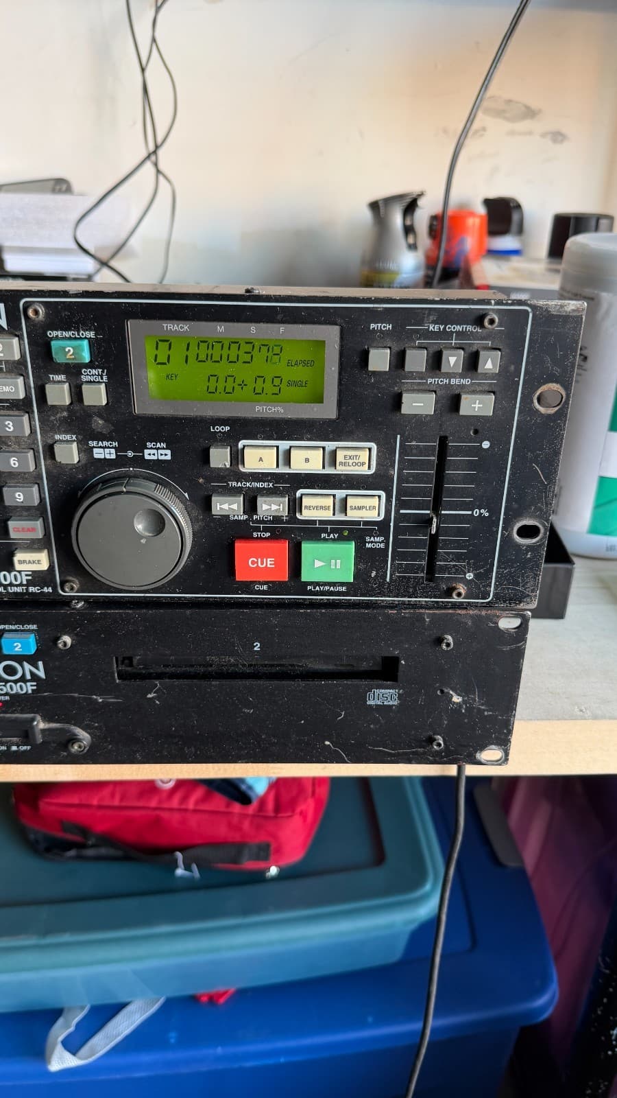 Denon DN-2500F Dual CD Player + Controller – Partial Test, Trays Won’t Open - Thumbnail 8