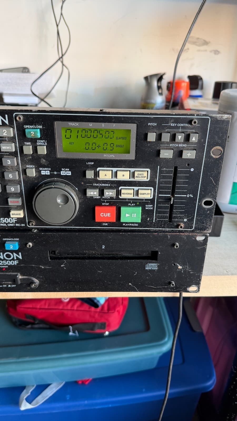 Denon DN-2500F Dual CD Player + Controller – Partial Test, Trays Won’t Open - Thumbnail 9