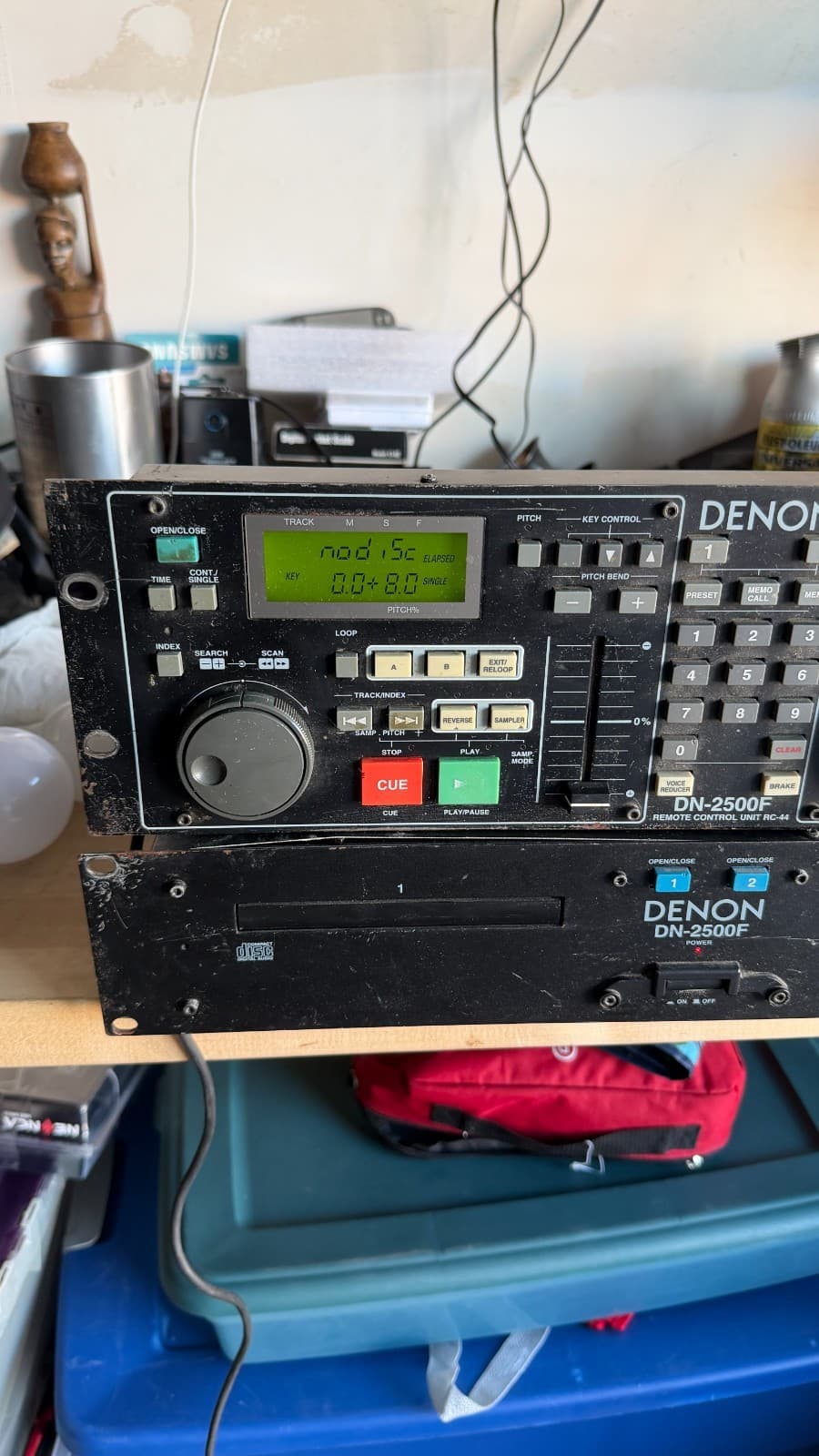 Denon DN-2500F Dual CD Player + Controller – Partial Test, Trays Won’t Open - Thumbnail 4