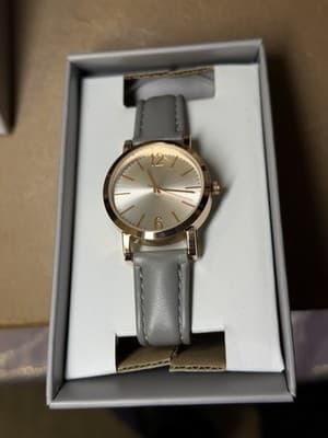 FMD Women’s Quartz Watch FMDWS185 – Rose Gold & Gray Strap – New in Box - Thumbnail 5