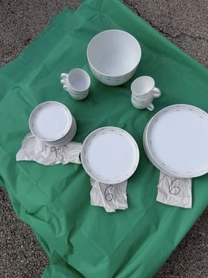 Rosenthal Studio Linie Germany Dinnerware Set Gold Trim Vintage