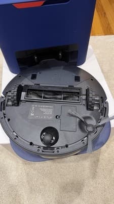 bObsweep Dustin Wi-Fi Connected Self-Emptying Robot Vacuum and Mop - Navy - Thumbnail 4