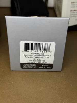 FMD Women’s Quartz Watch FMDWS185 – Rose Gold & Gray Strap – New in Box - Thumbnail 3