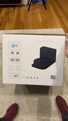 bObsweep Dustin Wi-Fi Connected Self-Emptying Robot Vacuum and Mop - Navy - Thumbnail 10