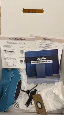 bObsweep Dustin Wi-Fi Connected Self-Emptying Robot Vacuum and Mop - Navy - Thumbnail 11