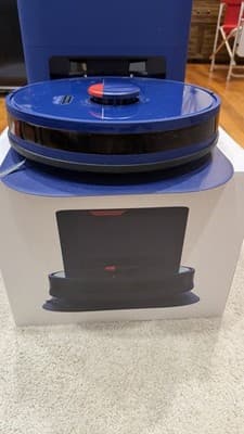 bObsweep Dustin Wi-Fi Connected Self-Emptying Robot Vacuum and Mop - Navy - Thumbnail 2
