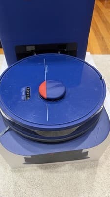 bObsweep Dustin Wi-Fi Connected Self-Emptying Robot Vacuum and Mop - Navy - Thumbnail 3