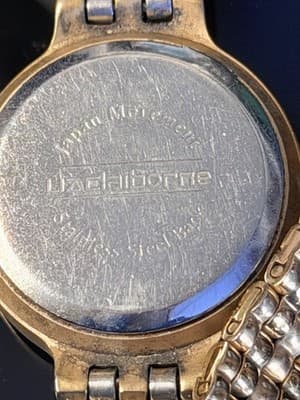 Liz Claiborne Women’s Quartz Watch Gold Tone Two-Tone For Parts/Repair - Thumbnail 5