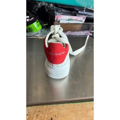Alexander McQueen Kids Oversized Sneakers White Red 587691 Size 26 Single Shoe - Thumbnail 3