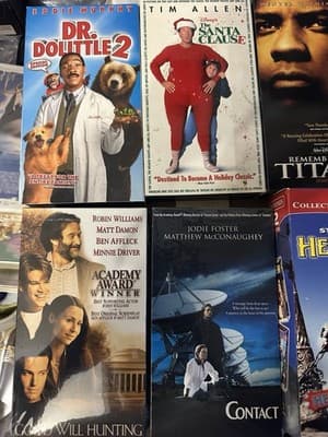 Lot of 9 VHS Movies – Remember the Titans, Dr. Dolittle 2, Good Will Hunting - Thumbnail 2