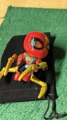 Funko Pop Marvel Spider-Man Iron Spider Bobblehead Figure 4” 2021 w/ Base - Thumbnail 8