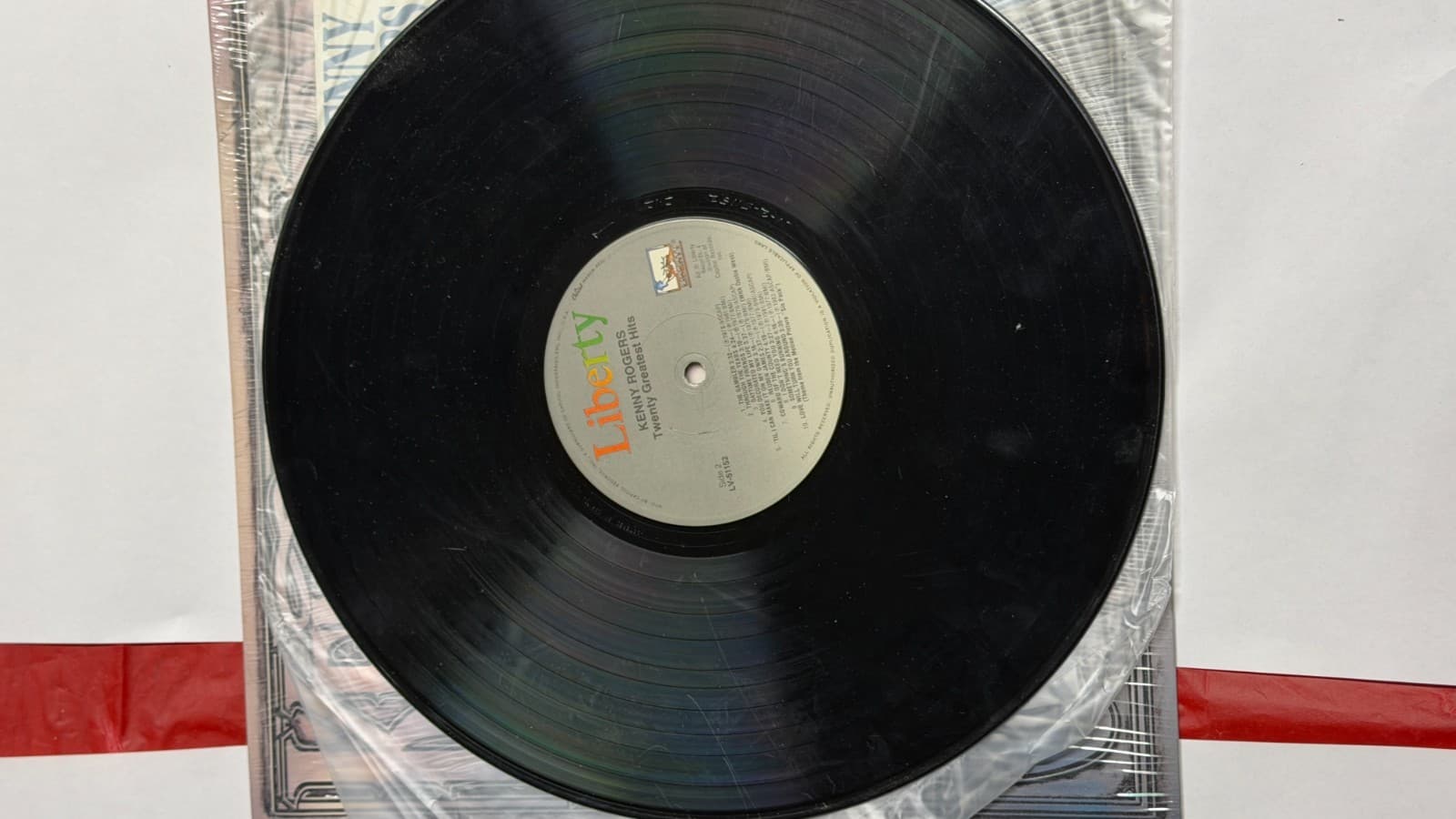 Kenny Rogers – Twenty Greatest Hits Vinyl LP (1983) – Untested - Thumbnail 6