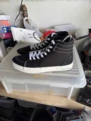 Sun + Stone Jett High Top Sneakers Mens 9M Black Canvas Casual Shoes NWB - Thumbnail 2