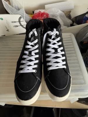 Sun + Stone Jett High Top Sneakers Mens 9M Black Canvas Casual Shoes NWB - Thumbnail 5