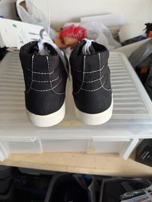 Sun + Stone Jett High Top Sneakers Mens 9M Black Canvas Casual Shoes NWB - Thumbnail 7