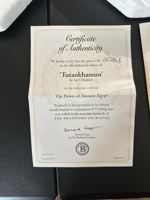 Collector Plates The Power of Ancient Egypt by Sue Chapman Bradford Exchange - Thumbnail 11
