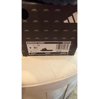 Adidas Adissage 360REC Navy Blue Massage Slides Mens 9 Womens 10 Sandals NIB - Thumbnail 13