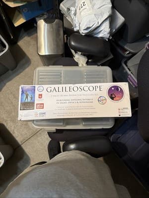 Galileoscope 50-mm 2 Inch F/10 Refractor Kit Telescope Kit NEW Open Box - Thumbnail 5
