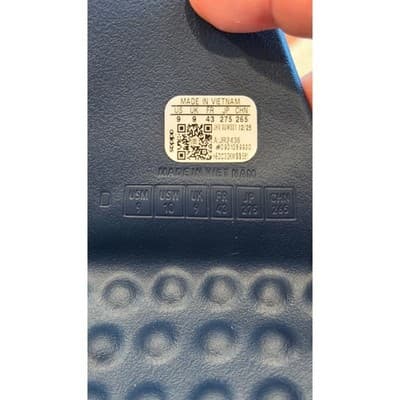 Adidas Adissage 360REC Navy Blue Massage Slides Mens 9 Womens 10 Sandals NIB - Thumbnail 11
