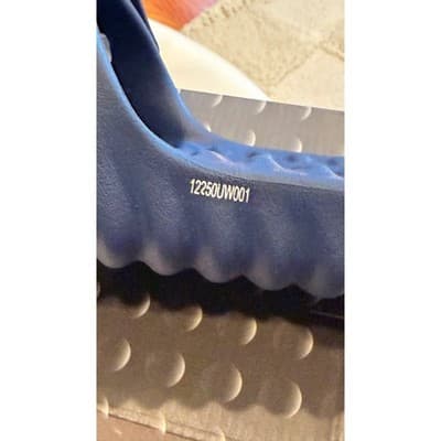 Adidas Adissage 360REC Navy Blue Massage Slides Mens 9 Womens 10 Sandals NIB - Thumbnail 12