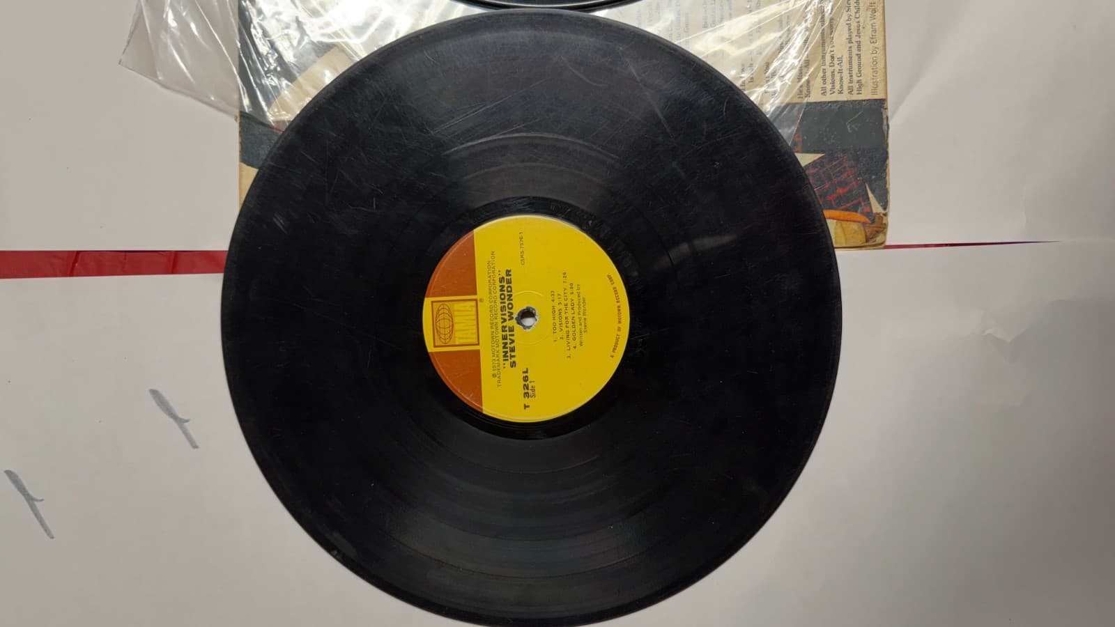 Stevie Wonder – Innervisions 2 LP Tamla T326L – Untested – Worn Cover - Thumbnail 8