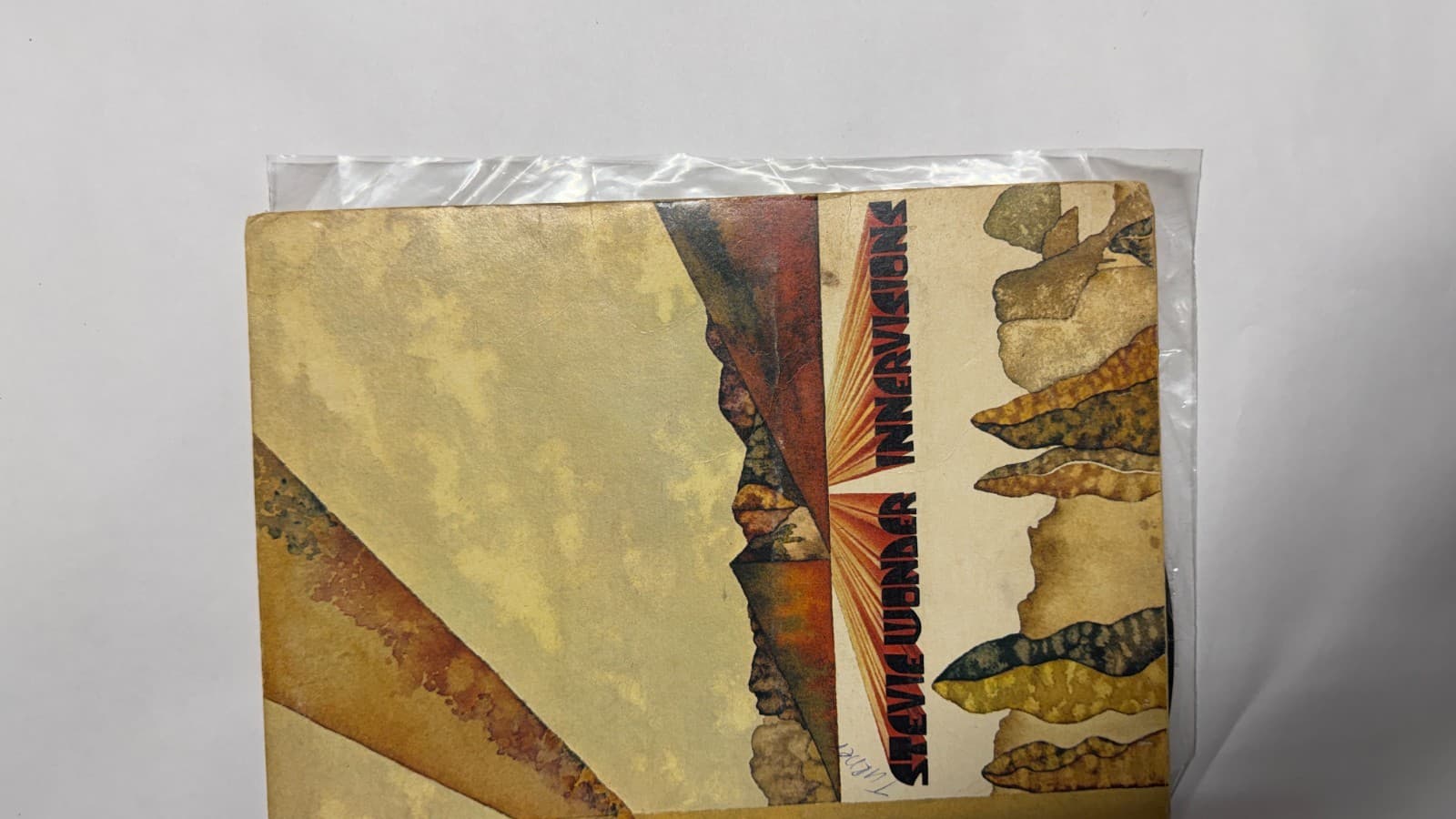 Stevie Wonder – Innervisions 2 LP Tamla T326L – Untested – Worn Cover - Thumbnail 3