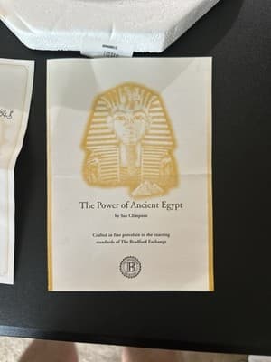 Collector Plates The Power of Ancient Egypt by Sue Chapman Bradford Exchange - Thumbnail 12
