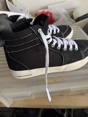 Sun + Stone Jett High Top Sneakers Mens 9M Black Canvas Casual Shoes NWB - Thumbnail 10