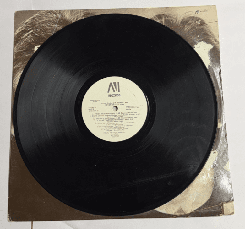 Seven Deadly Sins – Self Titled LP 1977 AII Records – Untested Vinyl - Thumbnail 3
