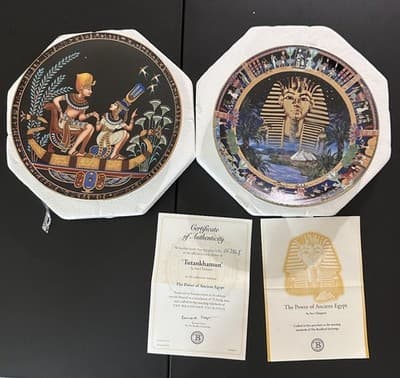 Collector Plates The Power of Ancient Egypt by Sue Chapman Bradford Exchange