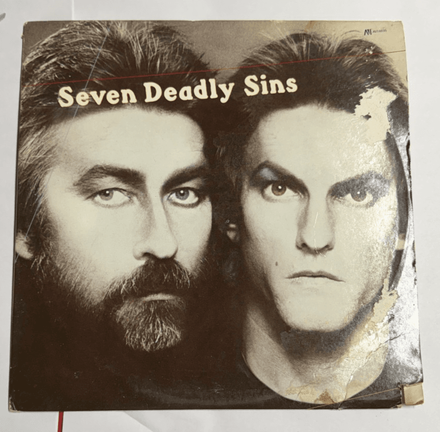 Seven Deadly Sins – Self Titled LP 1977 AII Records – Untested Vinyl