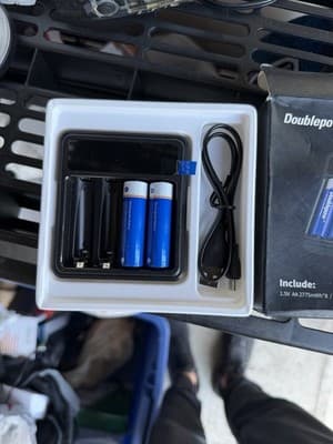 Doublepow Rechargeable AA Batteries 1.5V with LCD Charger and USB Cable Set - Thumbnail 4