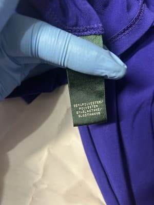 Lauren Ralph Lauren Blue Satin Wiggle Dress Sz 6 Ruched Sheath Cocktail Event - Thumbnail 9