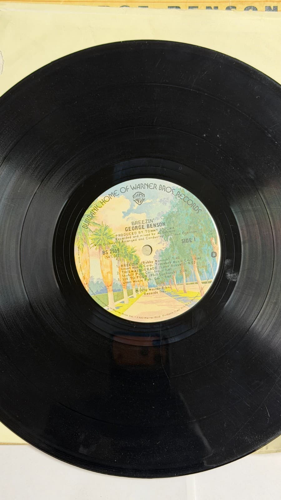 George Benson – Breezin’ Vinyl LP 1976 Warner Bros – Untested - Thumbnail 4