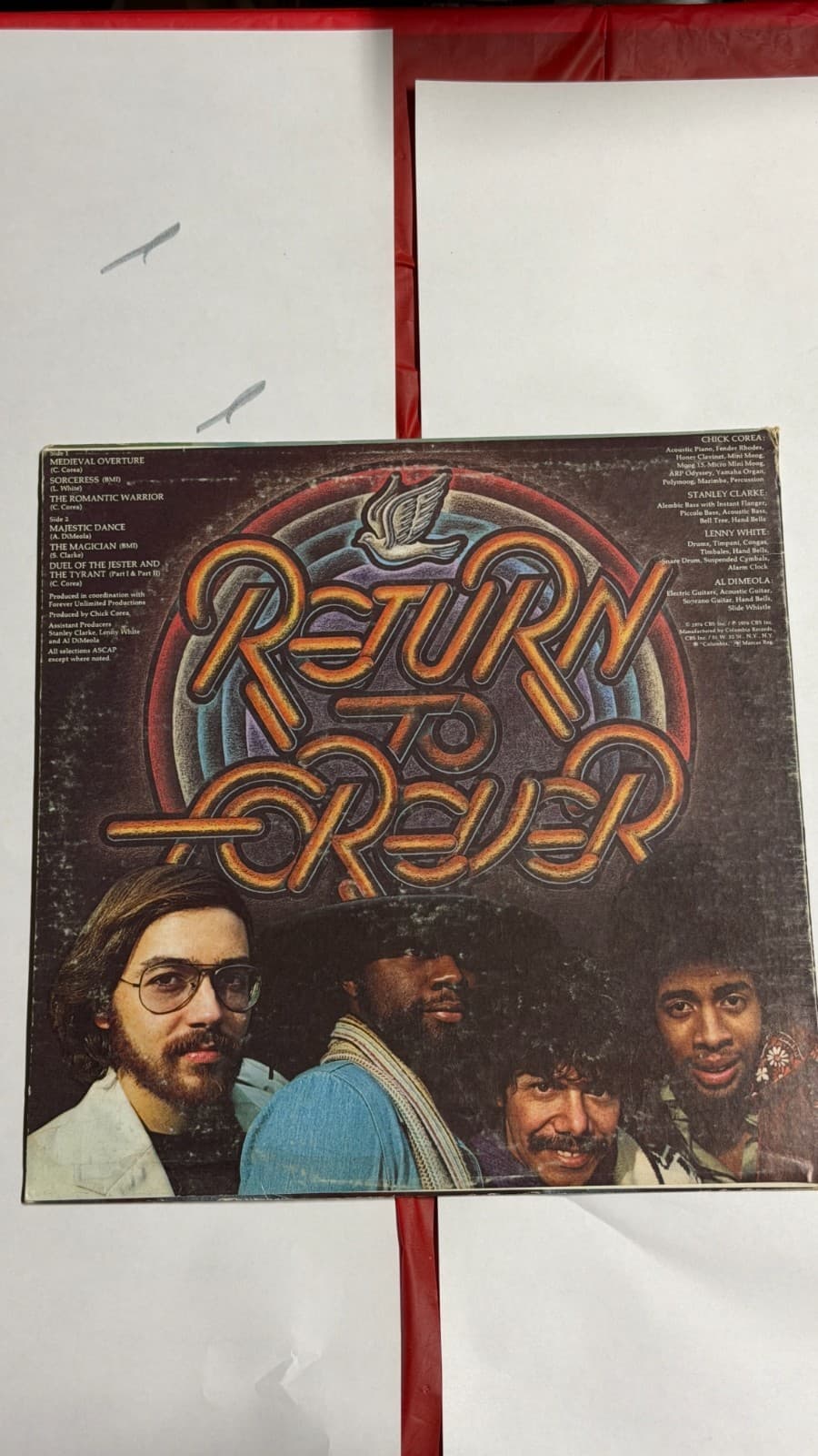 Return to Forever – Romantic Warrior LP Columbia PC34076 – Untested - Thumbnail 3