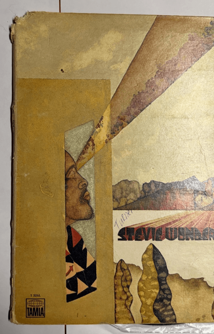 Stevie Wonder – Innervisions 2 LP Tamla T326L – Untested – Worn Cover - Thumbnail 2
