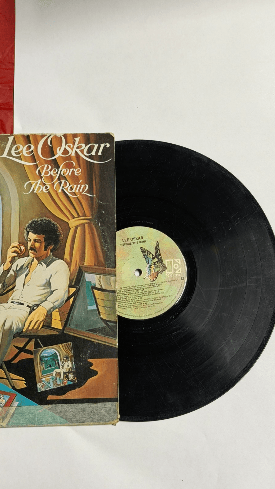 Lee Oskar – Before the Rain LP Vinyl Record 1978 Funk Jazz – Worn Cover - Thumbnail 4