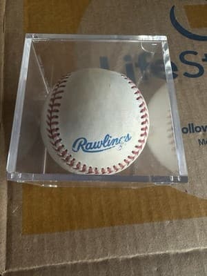 Joe Torre Signed Rawlings Official American League Baseball w/ Display Case - Thumbnail 7