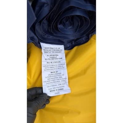 Coleman Brazos 20-40F Sleeping Bag LL Bean 40F Camp Bag & Sleeping Pad Set Navy - Thumbnail 8