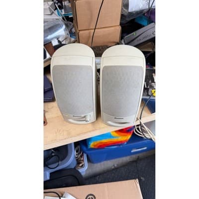 Boston Acoustics BA265 Powered Computer Speakers Multimedia System Beige - Thumbnail 3