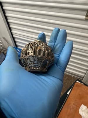 Vintage Jerusalem Old City Metal Miniature Sculpture Sphere Souvenir Figurine - Thumbnail 13