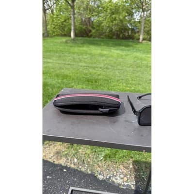 Carrera Black Navigator Sunglasses with Branded Soft Case Flat Top Sporty Style - Thumbnail 5