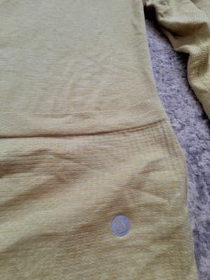 Lululemon Yellow Long Sleeve Athletic Top Men’s Size M Stretch - Thumbnail 4