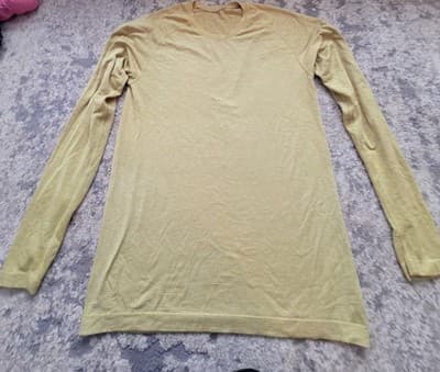 Lululemon Yellow Long Sleeve Athletic Top Men’s Size M Stretch