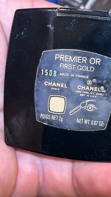CHANEL Premier Or First Gold 1508 Eyeshadow 2g Made in France Vintage - Thumbnail 11
