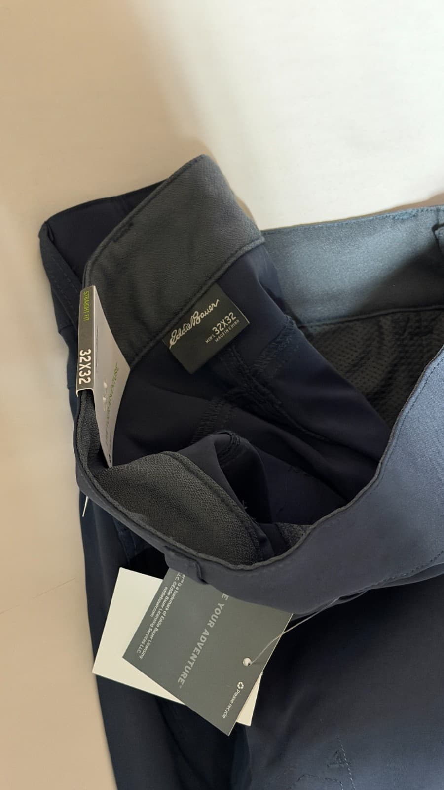 Men’s Pants Set Eddie Bauer 32x32 + Polo 30x32 Navy/Blue Outdoor Chino Lot - Thumbnail 2