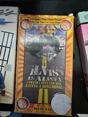 Elvis Presley VHS Lot Jailhouse Rock Viva Las Vegas Elvis Is Alive - Thumbnail 4