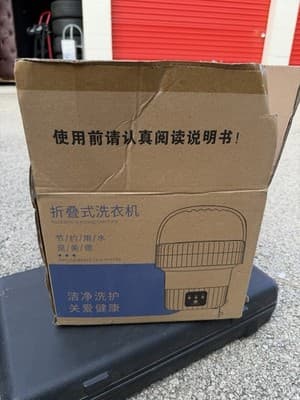 Portable Foldable Washing Machine Mini Washer for Travel Dorm Apartment