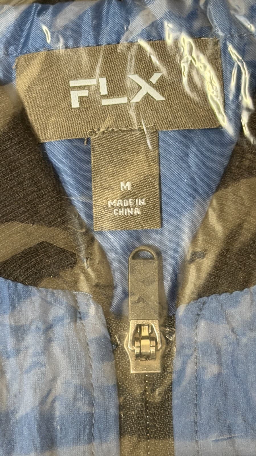 FLX Men’s Blue Bomber Jacket Size M Active Outdoor Lightweight NWT $80 - Thumbnail 6