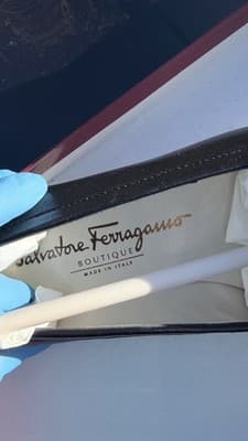 Salvatore Ferragamo Morning Loafers Black Nappa Leather Womens 5 B Italy - Thumbnail 6
